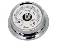 Talamex Boot Baro-Thermo-Hygrometer Serie 125 Messing Verchroomd